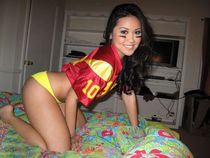 This depraved girl